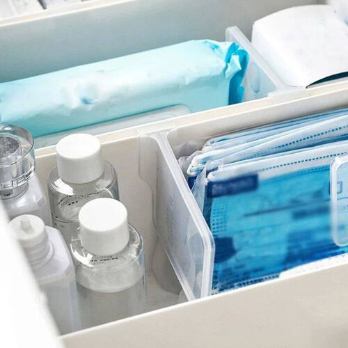 10 Pcs Refrigerator Partition Board Storage Retractable Plas