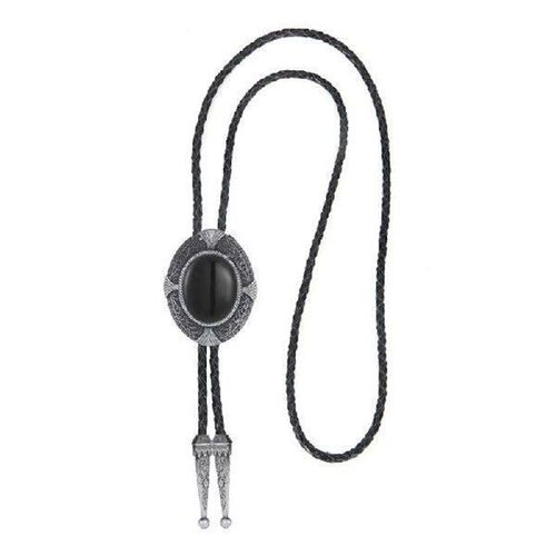 Western Bolo Tie PU Leather Rope Neck Tie Adult Formal