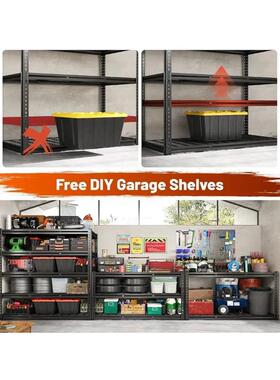 72  H Garage Shelving 3000LBS Metal Shelving Heavy Duty Stor