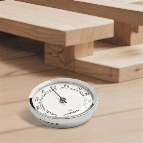 1PC 57mm Hygrometer Aluminum Alloy Household Round og