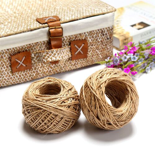 30Meter Natural Jute Rope Cord Hemp Twine Home Wedding Decor