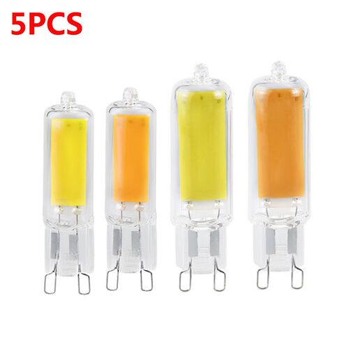 5pcs G9 LED Light Bulbs 220V 5W 7W 10W No Flicker COB LED