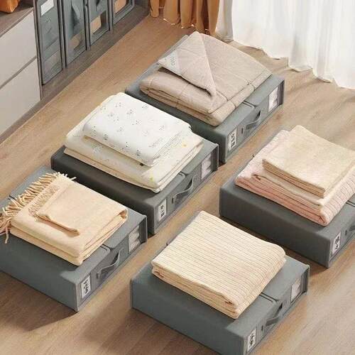 Oxford Cloth Sheet Storage Box Clothing Fabric Sheets Four-p