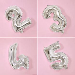 Birthday number balloon party decoration room letter set