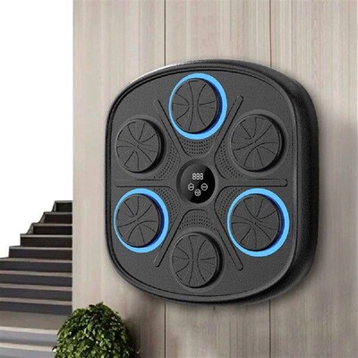 Music Boxing Machine Wall Target LED Lighted Smart Boxing