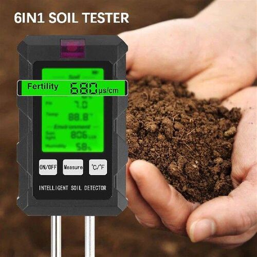 Multifunctional Gardening Tool Soil Tester pH Temperature 6