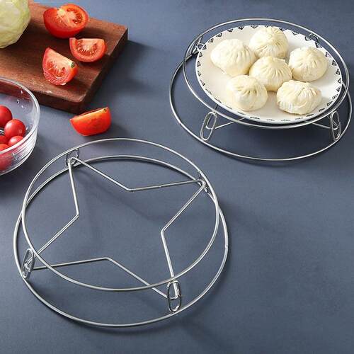 Stainless Steel Pot Rack, Steamer Stand, Pot Mat, Multi-func