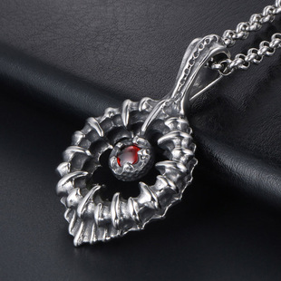Pendant Fashion Pendant elegant pomegranate red gem tide men