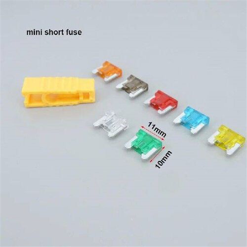 70pcs/box Mini Blade Fuses Auto Car Truck Assortment short