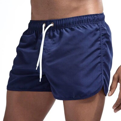 Mens Beach Shorts Fashion Quick Drying Short Pants Gym Swim
