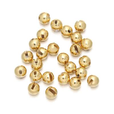 25Pcs/lot Nice-Designed Slotted Tungsten Beads Fly Tying Bea