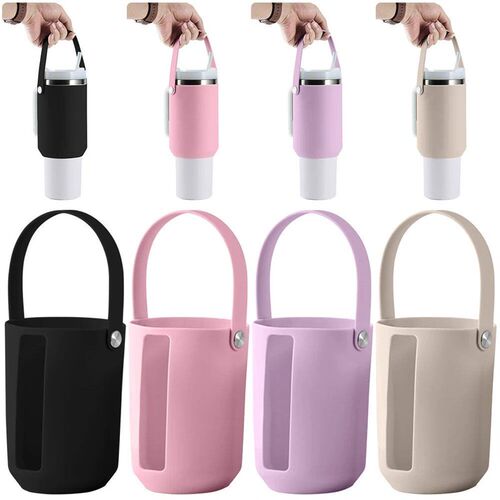 Cup Protective Sleeve Reusable Water Bottle Boot with Portab