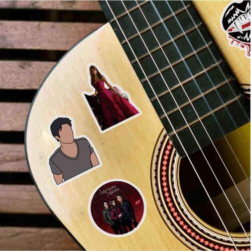 50/100pcs The Vampire Diaries TV Show Stickers Decal DIY Lap