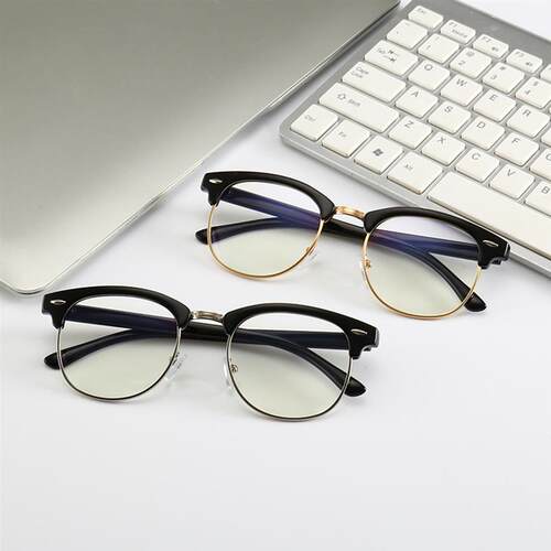 Women Men Blue Light Blocking Spectacles Anti Eyestrain Deco