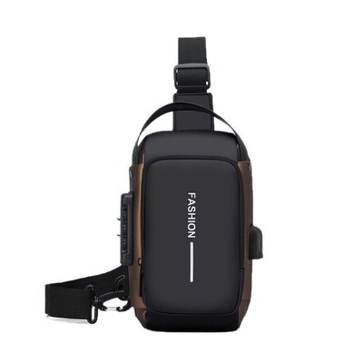 New Mens Cycling Motorcycle Bag Password Lock Anti-theft Ch