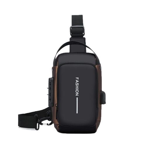 New Mens Cycling Motorcycle Bag Password Lock Anti-theft Ch