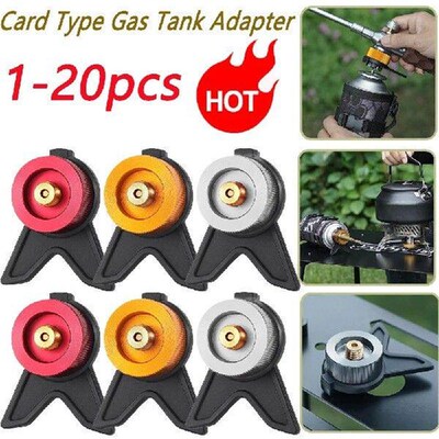 1-20pcs Gas Tank Self-Locking Conversion Stove Head with