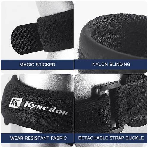 1PC Patella Kneecap Band Silica Gel Knee Tendon Strap Protec