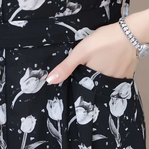 Fashionable temperament short sleeve dress, young and middle