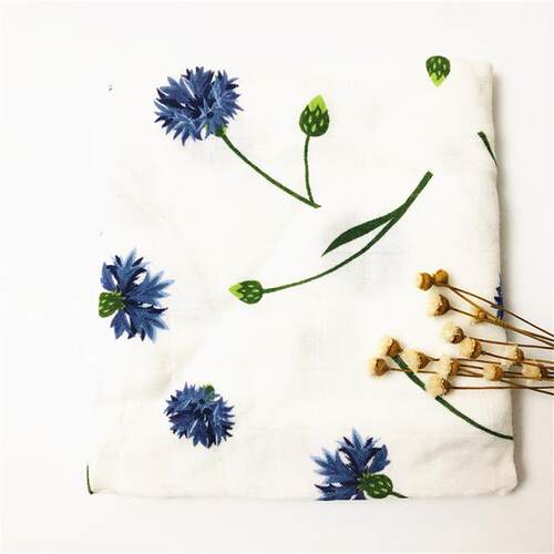 60*60cm Newborn Organic Cotton Bamboo Baby Blanket