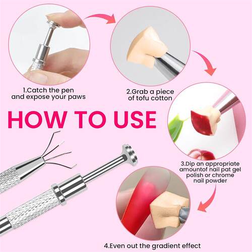 Nail Art Sponge Gradient Creativet Tools Color Fade Manicure
