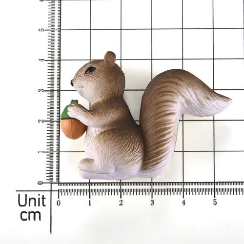 4pcs/Set Lovely Squirrel Family Model Cartoon Animal Figurin