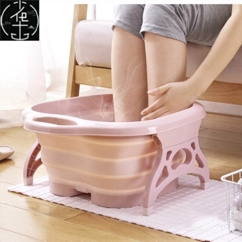 foldable collapsible foot tub massage soak barrels plastic - 实物图