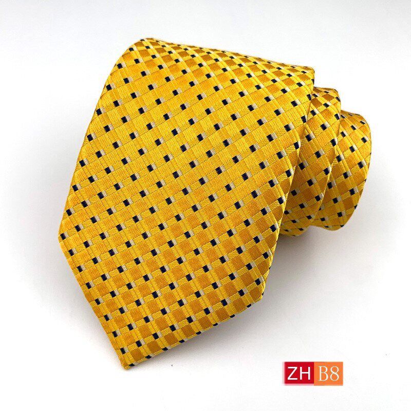 Mens Neck Ties Tie For Men Necktie Red Business Neckties Man - 实物图