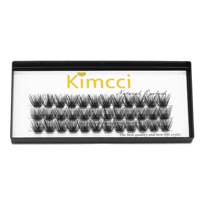 Kimcci W02 36 Bundles 3D Russian Volume Faux Eyelashes Segme