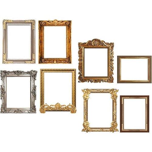 8 Pcs Photo Frame Wall Stickers Picture for Walls Vintage
