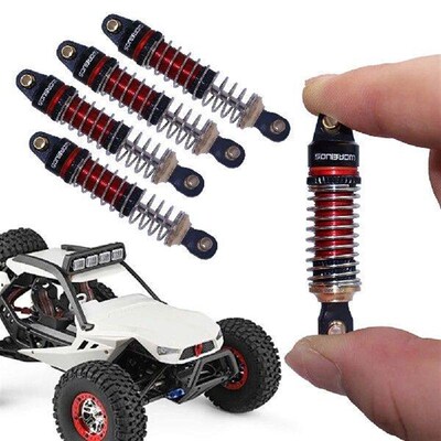 4pcs RC Shock Absorber Aluminum Front & Rear Shocks Alloy