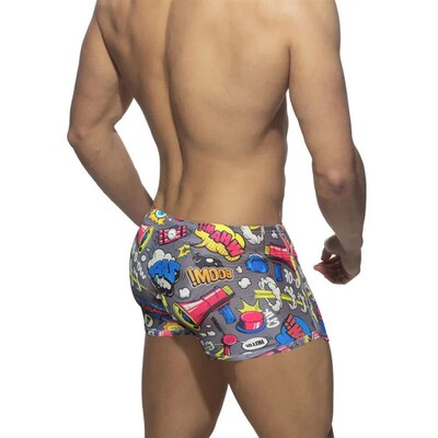 Swimwear Men Swimsuits Pop Swim Trunks Quick Dry Bathing Sui