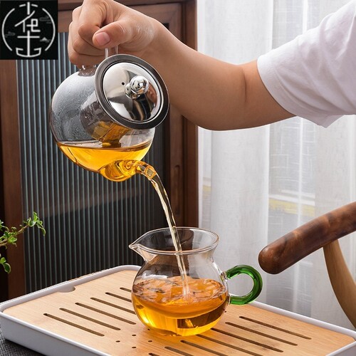 Chinese Kung Fu Tea Set glass Portable Teapot Set