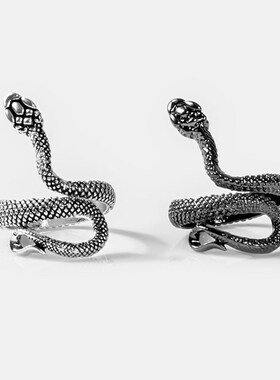 mens joint ring snake punk Male domineering finger rings