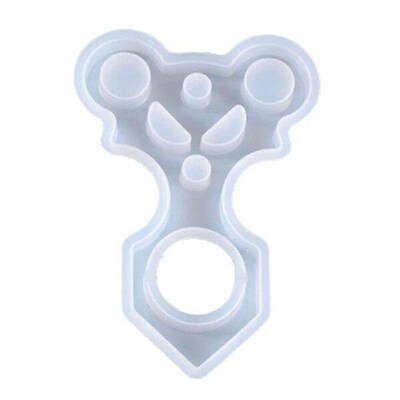 Cartoon Animals Keychain Casting Silicone Mould DIY Crafts