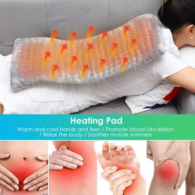 60x30cm Electric Physiotherapy Heating Pad Shawl Blanket Dry
