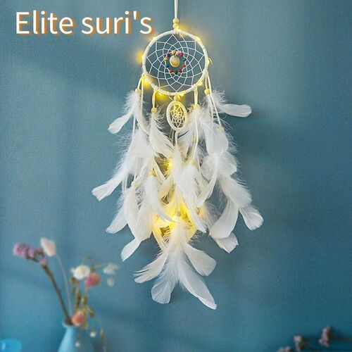 Feather dream catcher dream net wind ling  material bag