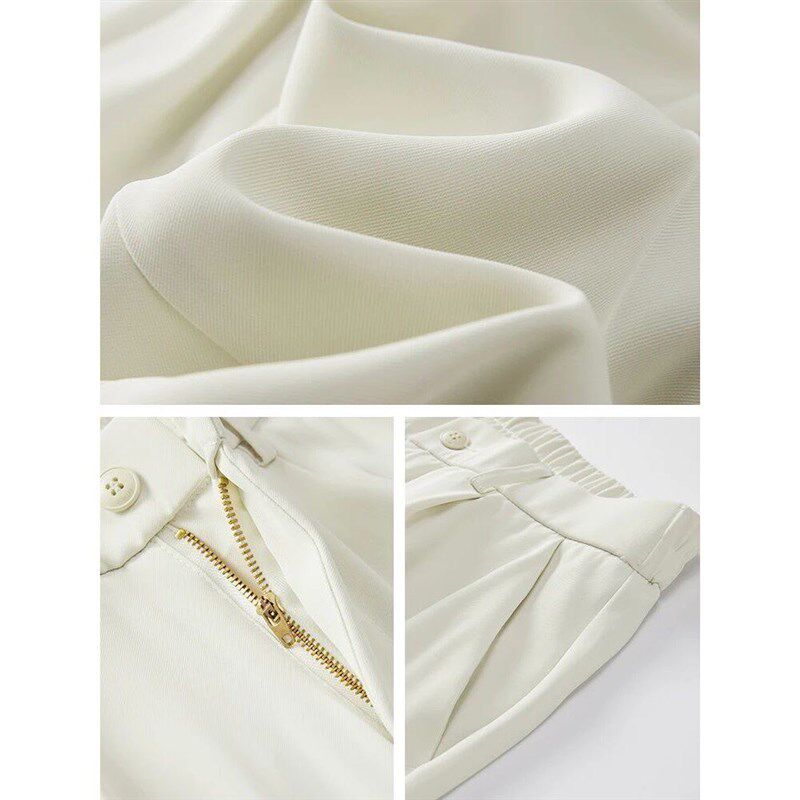 2023 New Summer Casual Pants Men Breathable Polyester Korean