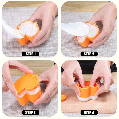 Rice Ball Maker Rice Roll Shaker Lunch Maker Mould Onigiri M