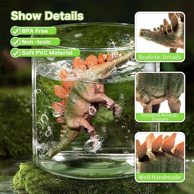 Dinosaur Toys for Kids,46PCS Dinosaurs Figures,birthday gift