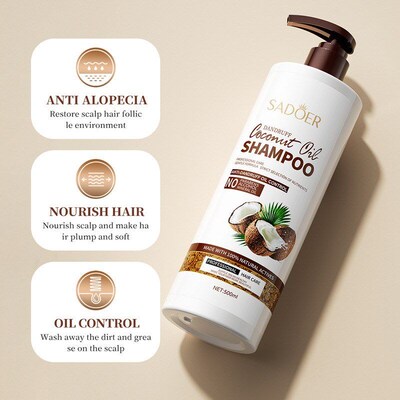 Anti-dandruff Coconut Oil Control Shampoo Hair Smooth Repair