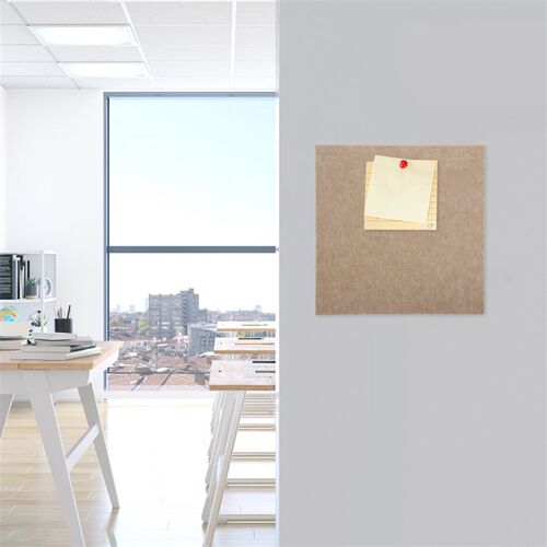 2 Pcs Bulletin Board Tiles Cork Desk Square Felt Pin for