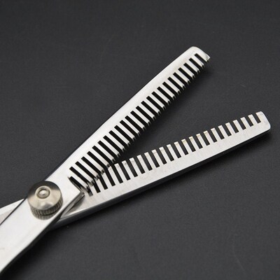 6 Inch Thinning Scissors Double Edged Hairdressing Scissors