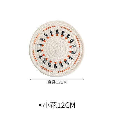 Nordic Style Cotton Weaved Heat Insulation MatHome Dining Ma
