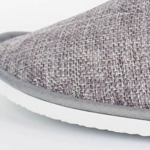 Women Men Slippers Thick Cotton Linen Thin Floor Slippers