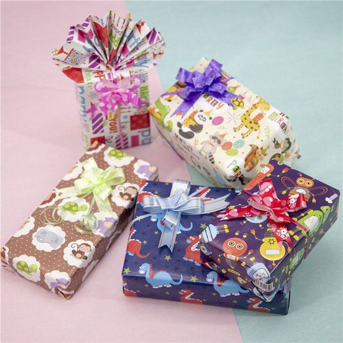 birthday wrapping paper gift wrap unicorn paper 包装纸动物