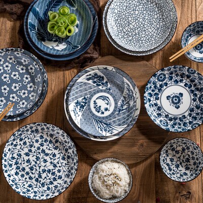 porcelain bowl tableware set breakfast ceramic bowls plates