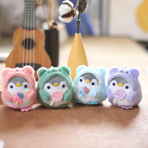 Penguin Plushie Cute Keychain Penguin Soft Toy Keyring Cute