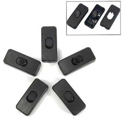 Black Table Lamp Desk Light Switches Accessories Cord Cable