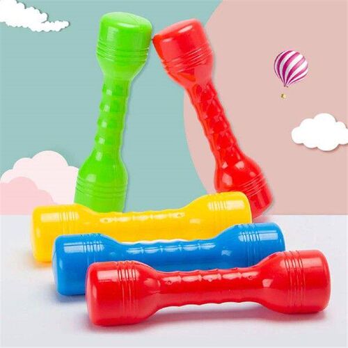 Hot Sale 2 PCS Children Dumbell Outdoor Plastic Fitness